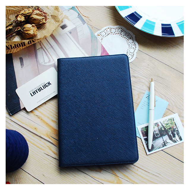 【iPad mini4 ケース】Saffiano Flip Case (クラシックネイビー)goods_nameサブ画像