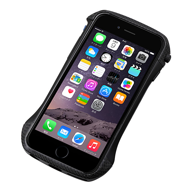 【iPhone6s Plus/6 Plus ケース】CLEAVE Hybrid Bumper (Carbon＆Black)サブ画像