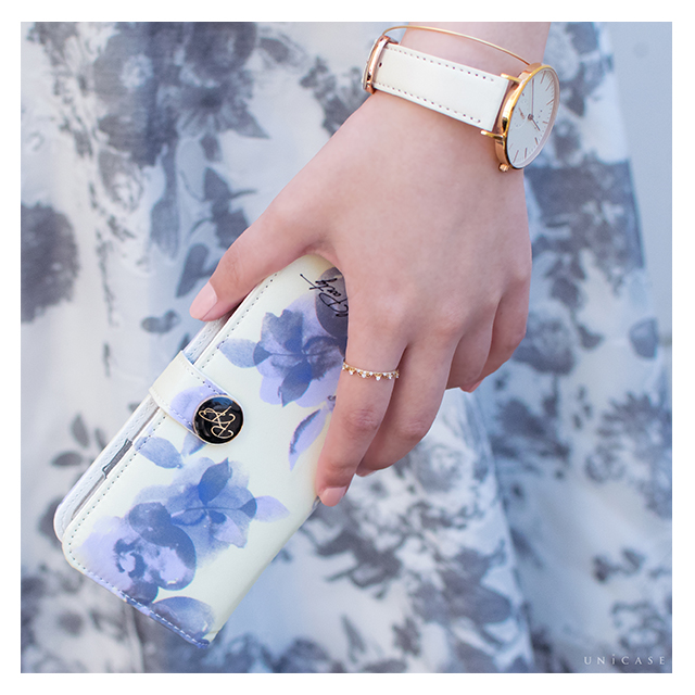 【iPhone6s/6 ケース】ROYAL PARTY Diary Water Flower YE for iPhone6s/6サブ画像