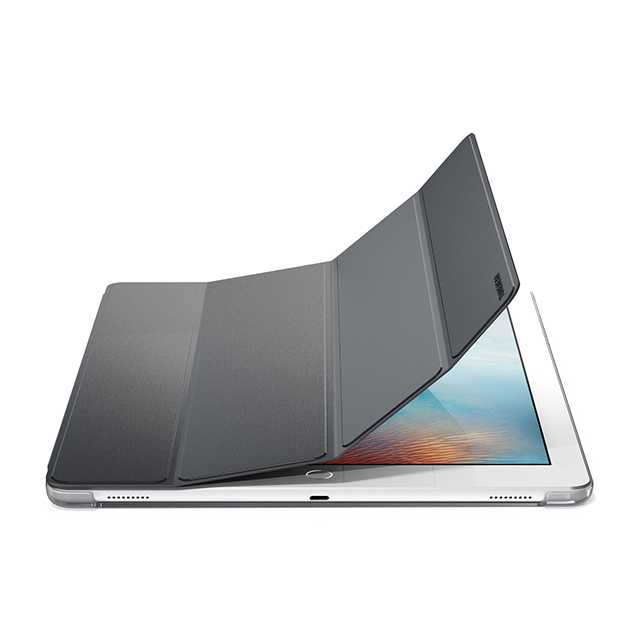 【iPad Pro(12.9inch) ケース】Brushed Metal Look SHELL with Front cover (グレイ)goods_nameサブ画像