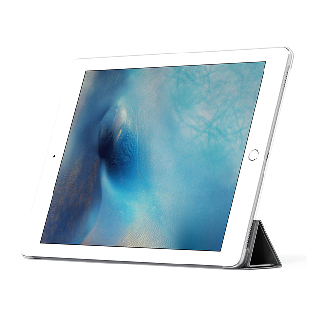 【iPad Pro(12.9inch) ケース】Brushed Metal Look SHELL with Front cover (グレイ)サブ画像