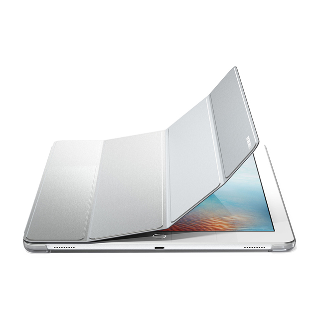 【iPad Pro(12.9inch) ケース】Brushed Metal Look SHELL with Front cover (シルバー)goods_nameサブ画像