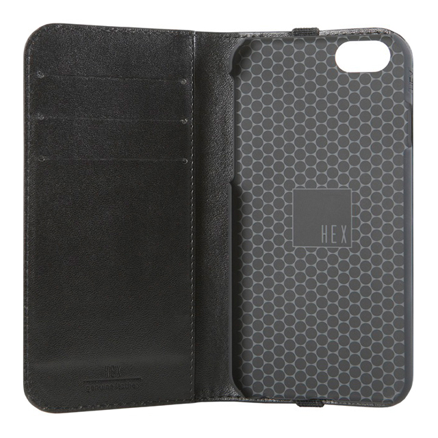 【iPhone6s/6 ケース】ICON WALLET (BLACK WOVEN LEATHER)goods_nameサブ画像