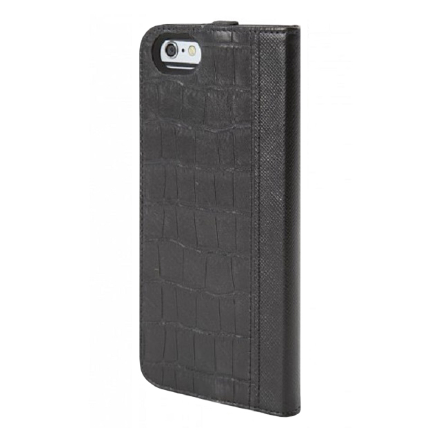 【iPhone6s/6 ケース】ICON WALLET (BLACK CROCO LEATHER)サブ画像