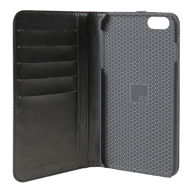 【iPhone6s Plus/6 Plus ケース】ICON WALLET (BLACK PEBBLED LEATHER)サブ画像