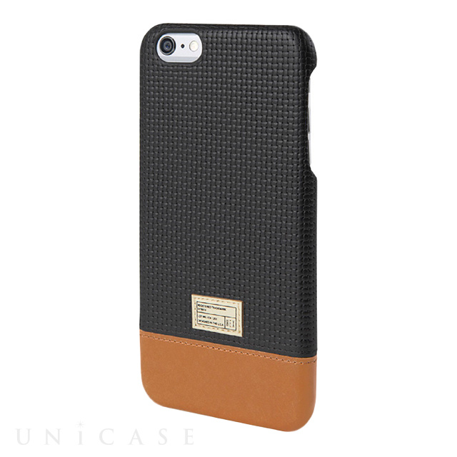 【iPhone6s Plus/6 Plus ケース】FOCUS CASE (BLACK WOVEN LEATHER)