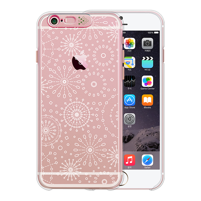 【iPhone6s/6 ケース】Clear Shield イルミネーションケース (ローズゴールド/ファイヤーワークス)goods_nameサブ画像