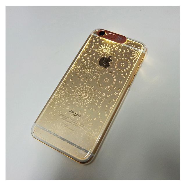 【iPhone6s/6 ケース】Clear Shield イルミネーションケース (ローズゴールド/ファイヤーワークス)goods_nameサブ画像