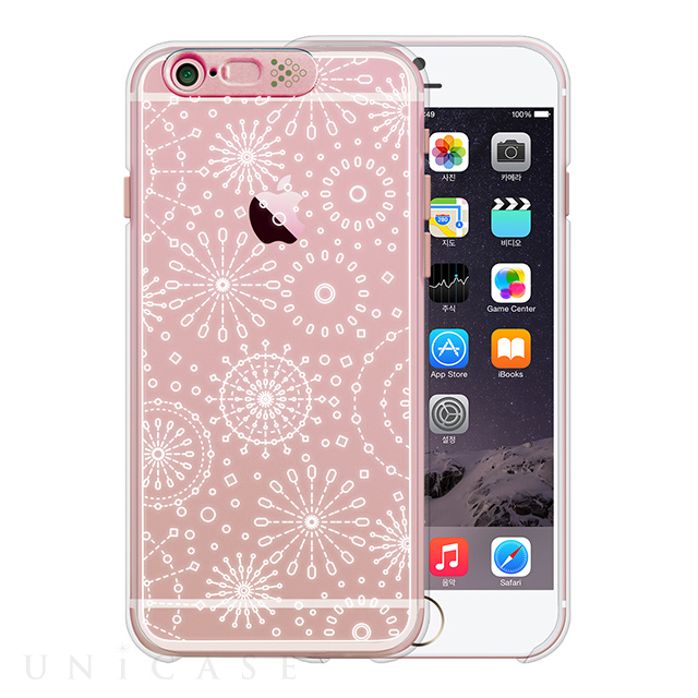 【iPhone6s/6 ケース】Clear Shield イルミネーションケース (ローズゴールド/ファイヤーワークス)