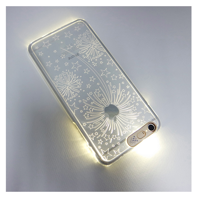 【iPhone6s/6 ケース】Clear Shield イルミネーションケース (ゴールド/ファイヤーフラワー)サブ画像