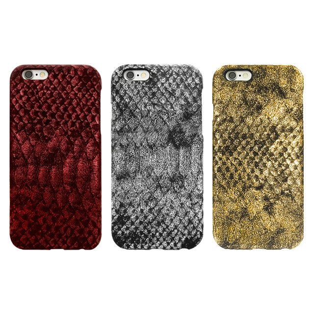 【iPhone6s/6 ケース】PYTHON PU LEATHER Gold for iPhone6s/6サブ画像