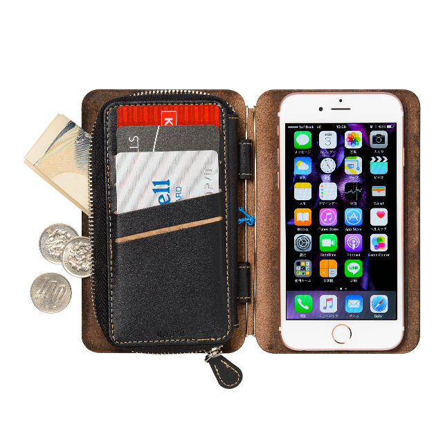 【iPhone6s/6 ケース】システム手帳型スマートフォンケース SYSTEM (CAMEL BROWN)goods_nameサブ画像