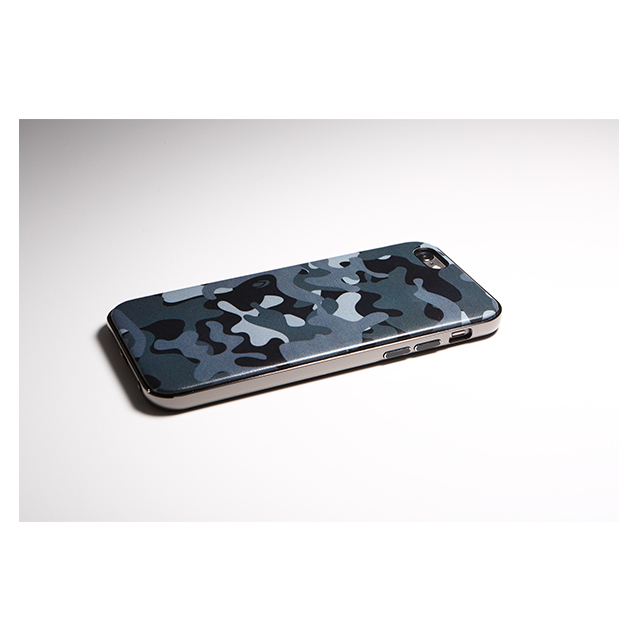 【iPhone6s/6 ケース】Hybrid Case UNIO (Camouflage ミッドナイト+アルミブラック)サブ画像