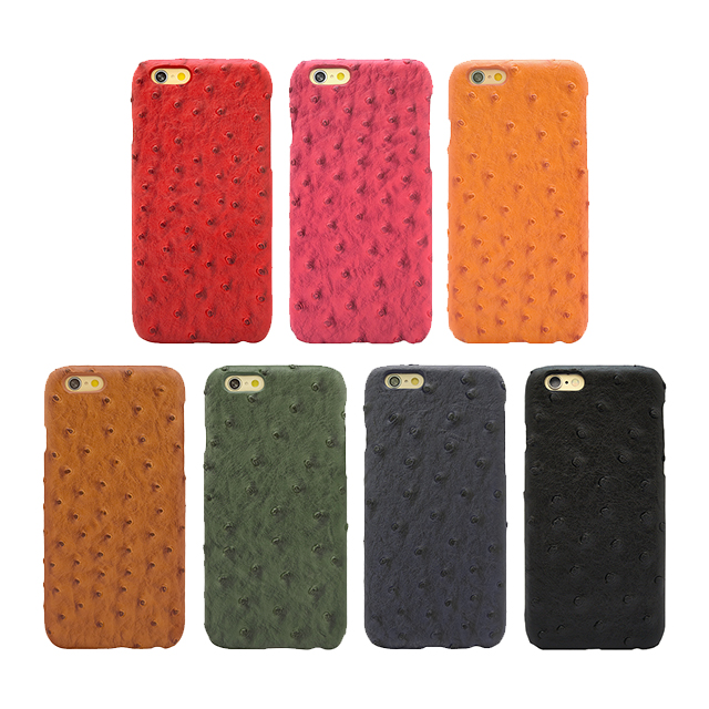 【iPhone6s/6 ケース】OSTRICH PU LEATHER Black for iPhone6s/6サブ画像