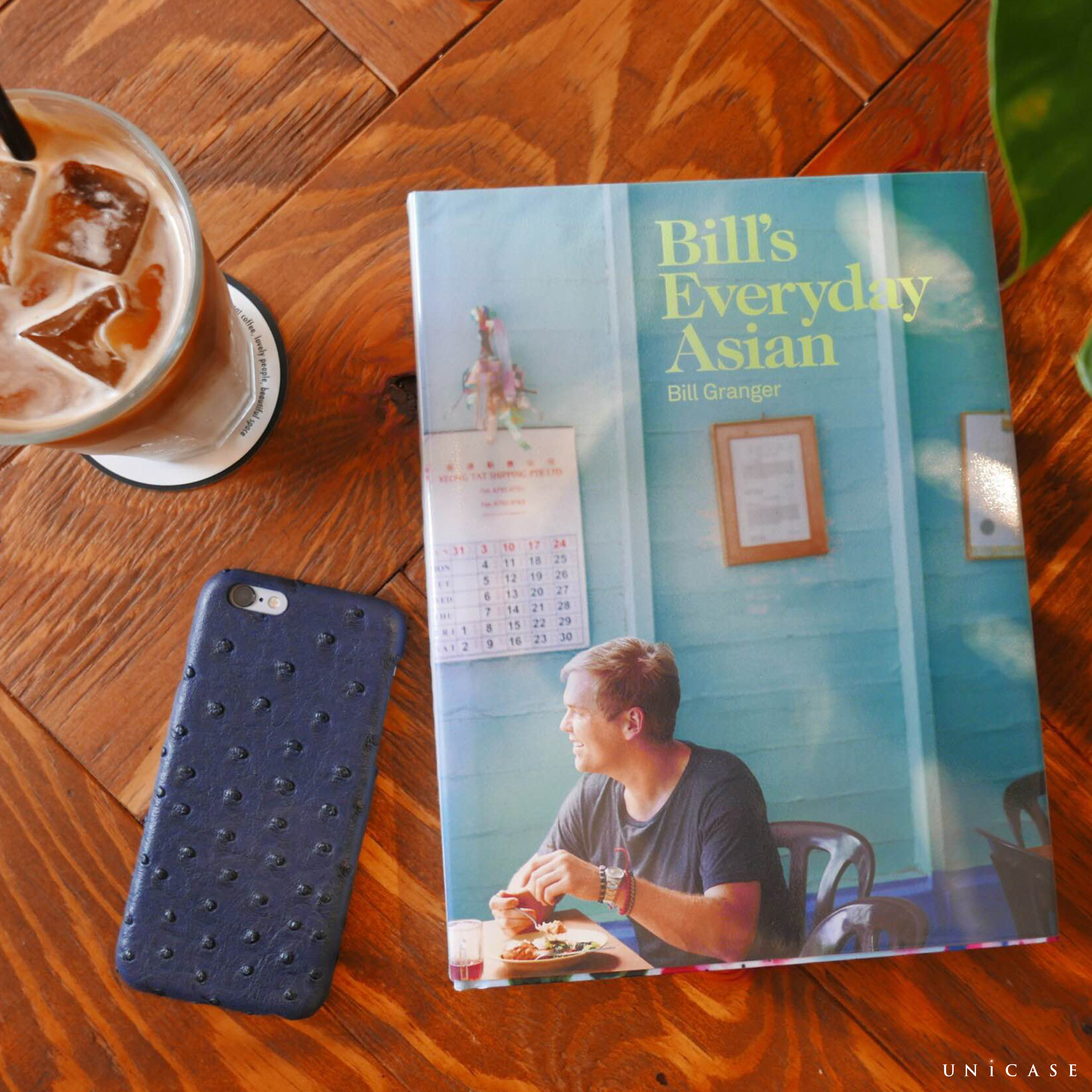 【iPhone6s/6 ケース】OSTRICH PU LEATHER Navy for iPhone6s/6goods_nameサブ画像