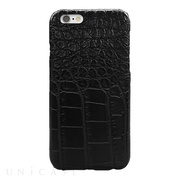 【iPhone6s/6 ケース】CROCODILE PU LEATHER Black for iPhone6s/6