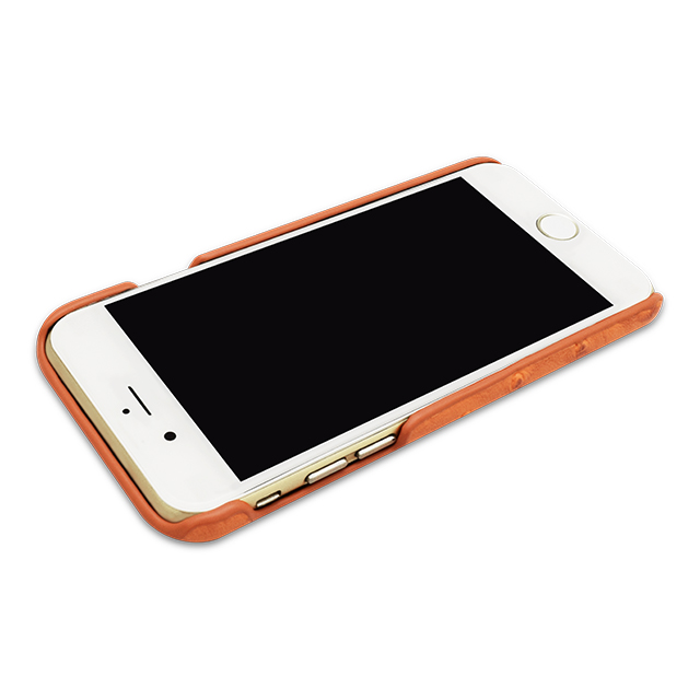 【iPhone6s/6 ケース】OSTRICH PU LEATHER Orange for iPhone6s/6サブ画像