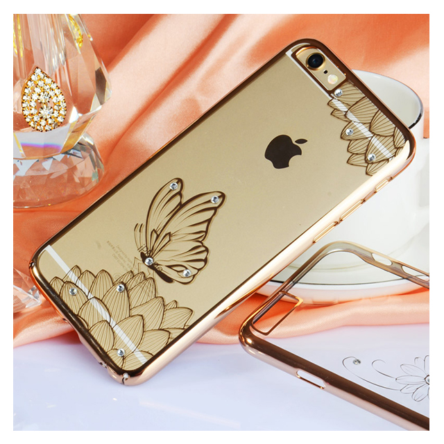 【iPhone6s/6 ケース】ゴールドラインケース (オーキッド)サブ画像