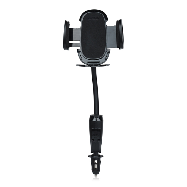 【カーチャージャー＆スタンド】2-USB Car Charger Mount 3.4 POWER HOLDER Casino (Black/Casino Black)サブ画像