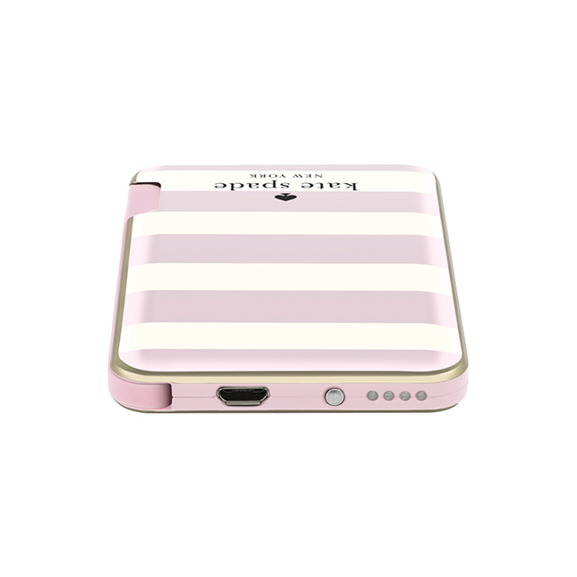 Slim Charging Battery Bank  Captive Lightning / 1500mAh (Candy Stripe Blush Foil/Cream)サブ画像