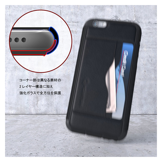 【iPhone6s/6 ケース】Ghostek Stash (Black)サブ画像