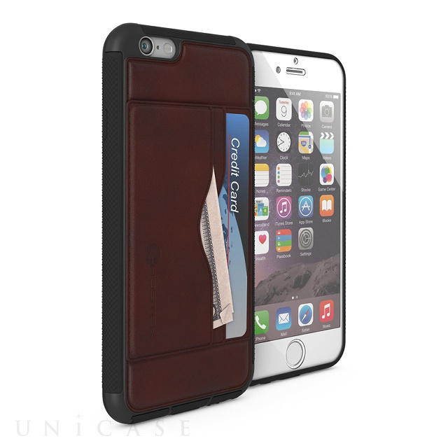 【iPhone6s/6 ケース】Ghostek Stash (DarkBrown)