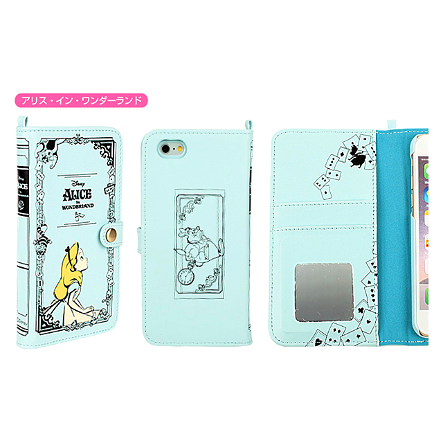 【iPhone6s/6 ケース】ディズニーキャラクター/Old Book Case (アリス・イン・ワンダーランド)サブ画像