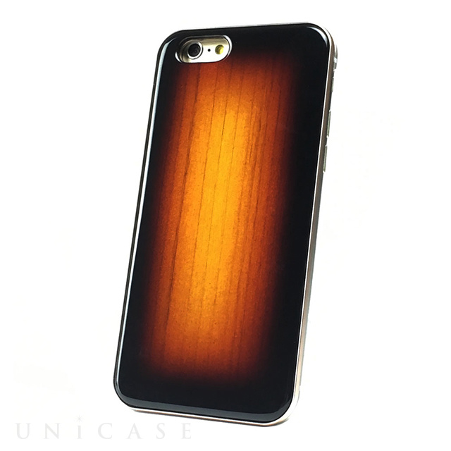 【iPhone6s/6 ケース】REAL WOODEN CASE COVER (アルダー/ブラウンサンバースト)