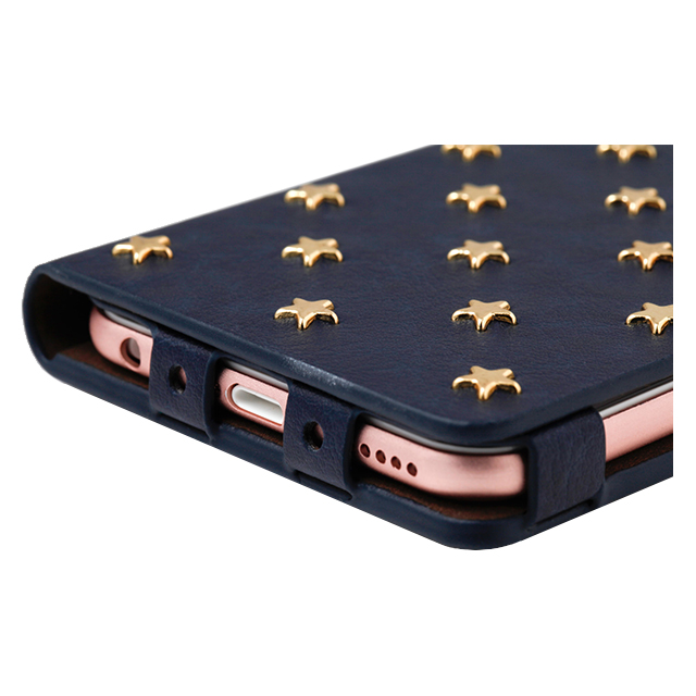 【iPhone6s/6 ケース】Baby Stars Leather Case (ネイビー)サブ画像