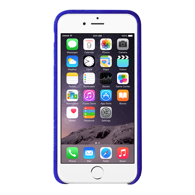 【iPhone6s/6 ケース】VELVET COVER (Blue)サブ画像