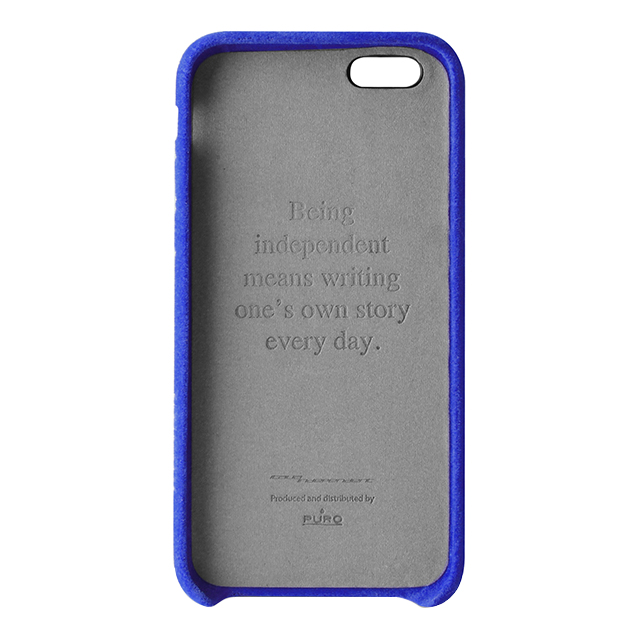 【iPhone6s/6 ケース】VELVET COVER (Blue)サブ画像