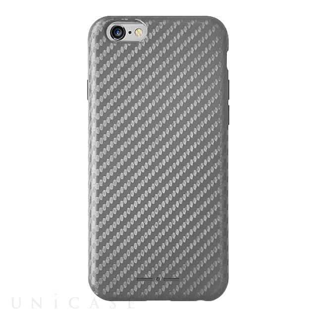 【iPhone6s/6 ケース】CARBON COVER (Silver)