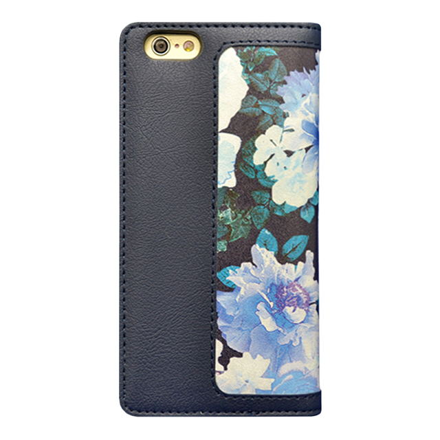 【iPhone6s/6 ケース】rienda 手帳型ケース フレーム (ダブルローズ/NAVY)サブ画像