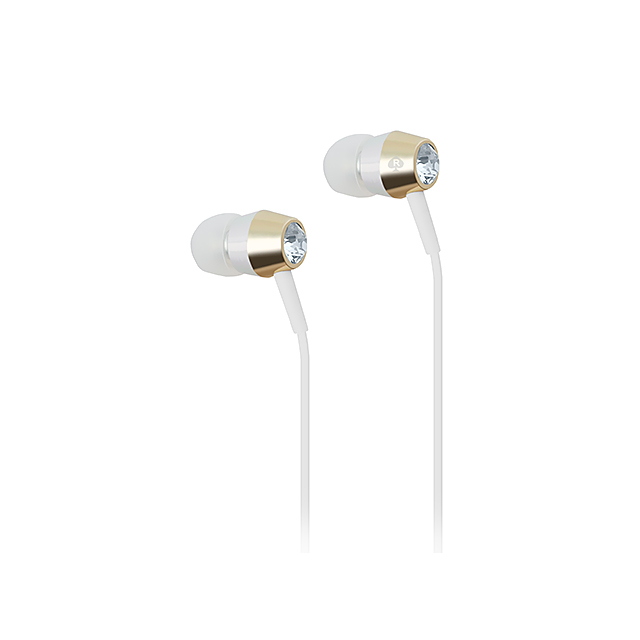 Earbuds (Crystal/Gold/Silver/White)goods_nameサブ画像