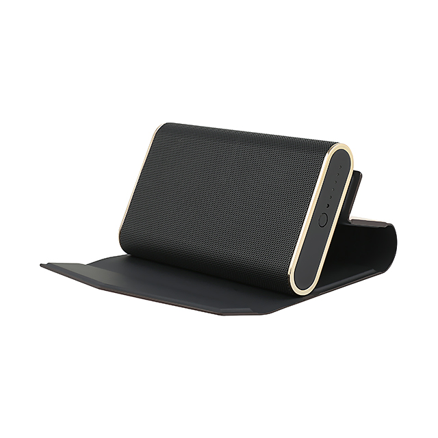 Portable Wireless Speaker with Cover (Black/Gold)サブ画像