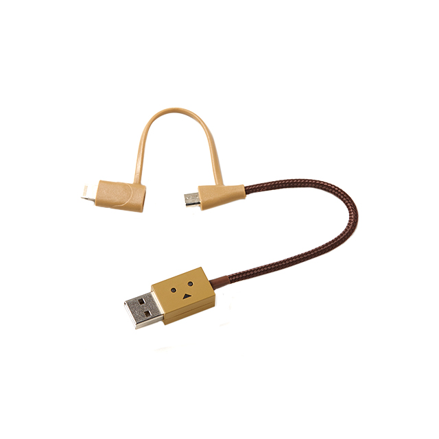 DANBOARD USB Cable with Lightning ＆ micro USB connector (10cm)サブ画像