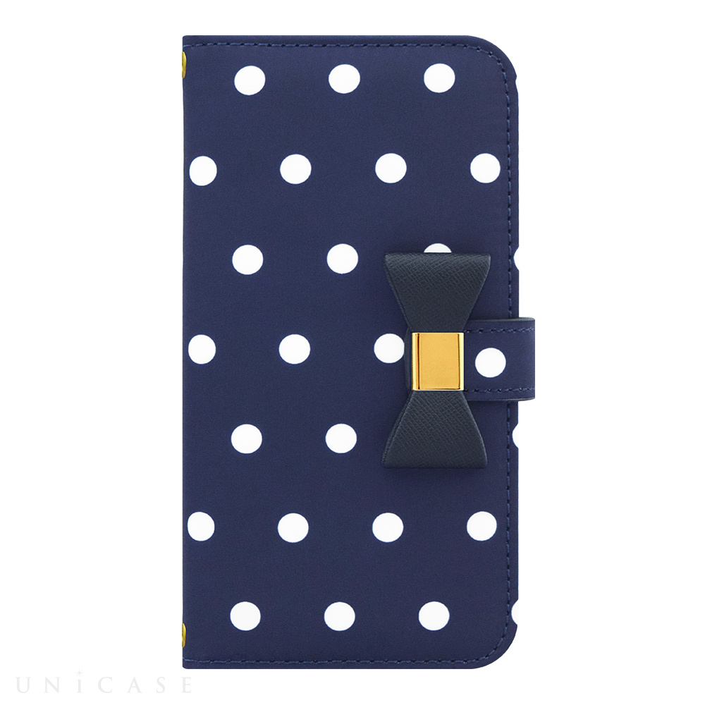 【iPhone6s/6 ケース】Ribbon Diary Dot Navy for iPhone6s/6