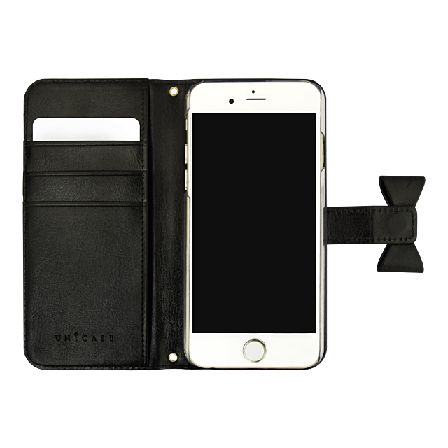 【iPhone6s/6 ケース】Ribbon Diary Stripe Black for iPhone6s/6goods_nameサブ画像