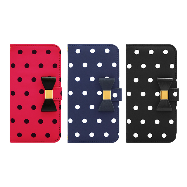 【iPhone6s/6 ケース】Ribbon Diary Dot Navy for iPhone6s/6goods_nameサブ画像