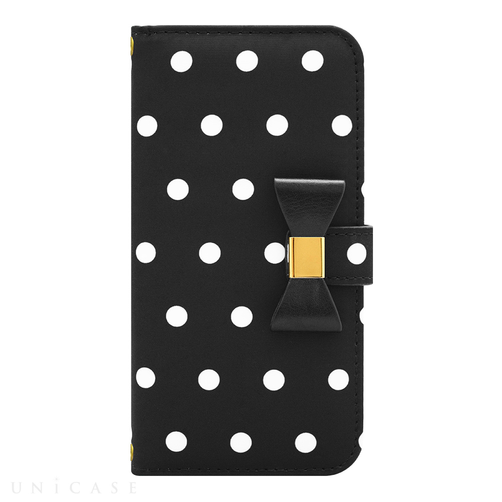 【iPhone6s/6 ケース】Ribbon Diary Dot Black for iPhone6s/6