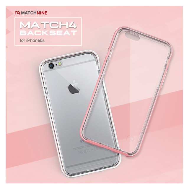 【iPhone6s/6 ケース】MATCH4 クリアケースバンパー (ローズゴールド)goods_nameサブ画像