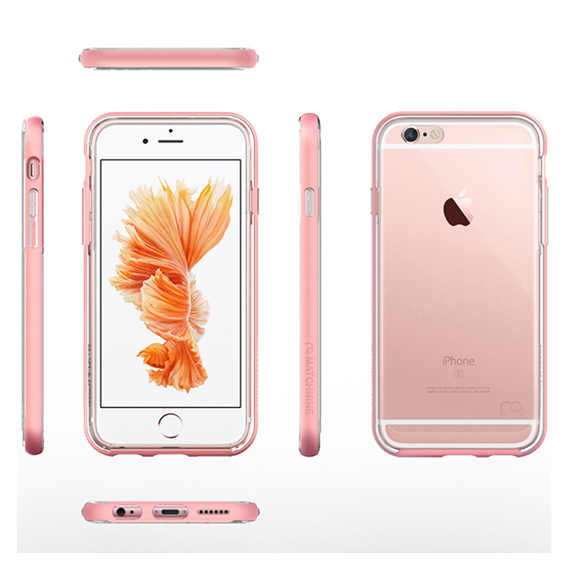 【iPhone6s/6 ケース】MATCH4 クリアケースバンパー (ローズゴールド)goods_nameサブ画像