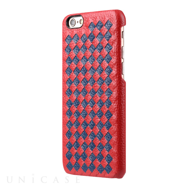 【iPhone6s/6 ケース】Mix ＆ Match Grid (Red ＆ Blue)