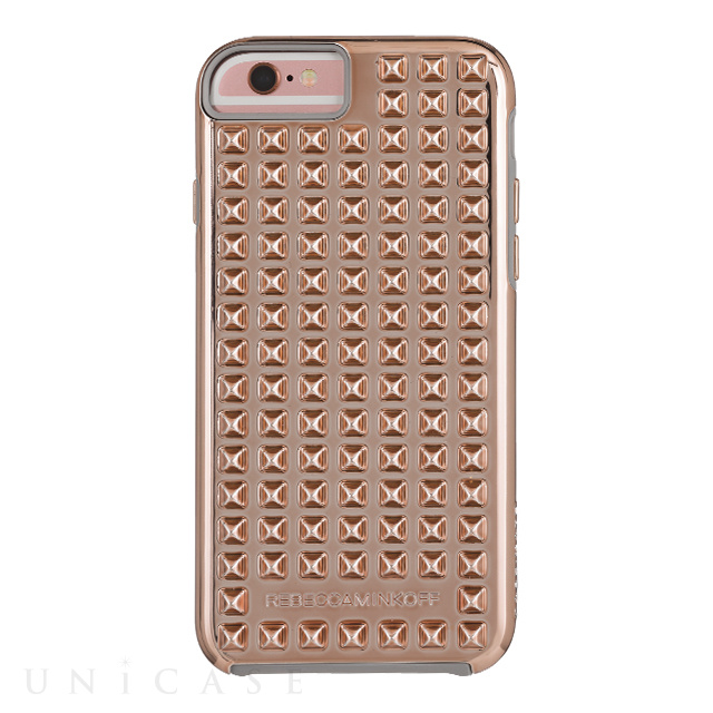 【iPhone6s/6 ケース】REBECCAMINKOFF Studded Tough (Rose Gold/Titanium)