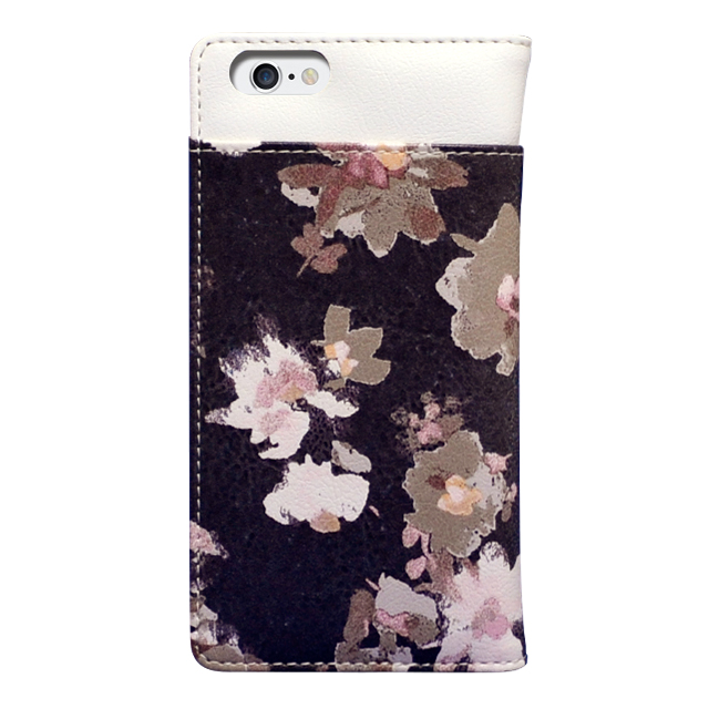 【iPhone6s/6 ケース】MERCURYDUO 手帳型ケース 花柄 (ブラック)goods_nameサブ画像