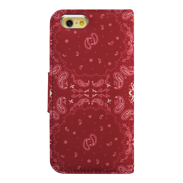 【iPhone6s/6 ケース】LAFINE Diary Paisley Red for iPhone6s/6goods_nameサブ画像