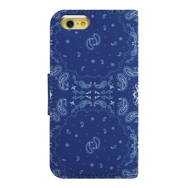 【iPhone6s/6 ケース】LAFINE Diary Paisley Blue for iPhone6s/6サブ画像