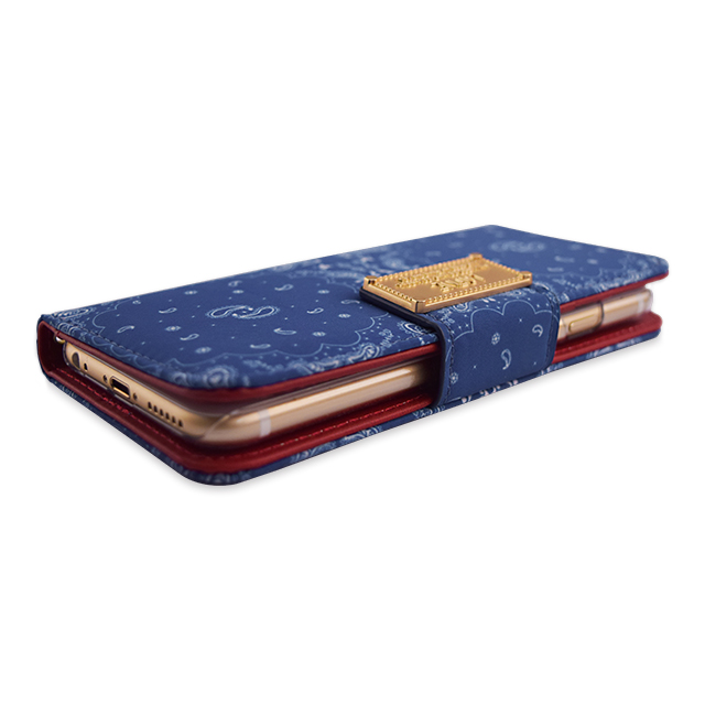 【iPhone6s/6 ケース】LAFINE Diary Paisley Blue for iPhone6s/6goods_nameサブ画像