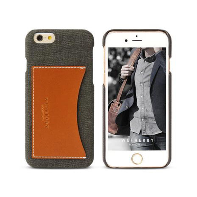 【iPhone6s/6 ケース】DESIGN SKIN CANVAS BAR TYPE-POCKET (POCKET/GRAY)goods_nameサブ画像