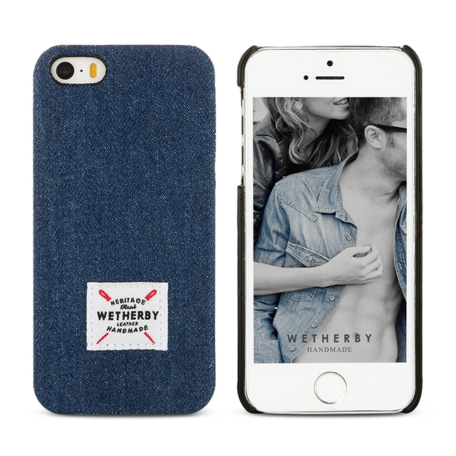 【iPhone6s/6 ケース】DESIGN SKIN DENIM BAR TYPE (BLUE)サブ画像